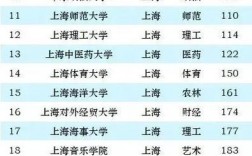 上海的大学排名(上海二十所最好的大学)